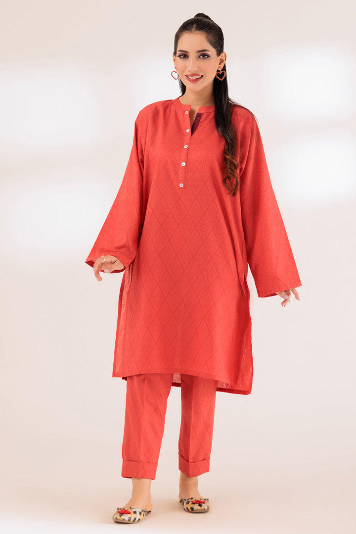 Bonanza Satrangi Stitched Ladies 2 Piece BSSS232P13-WZ23 - Salai - Bonanza Satrangi 