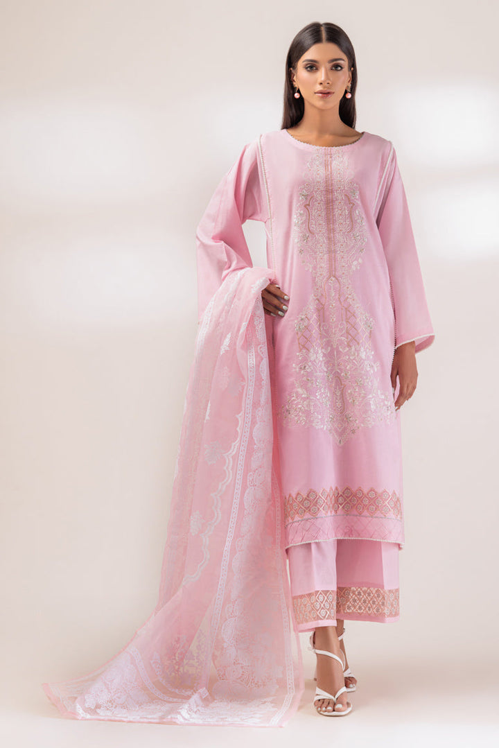 Bonanza Satrangi Stitched 3 Piece BSSS233P08 US24 - Salai - Bonanza Satrangi 