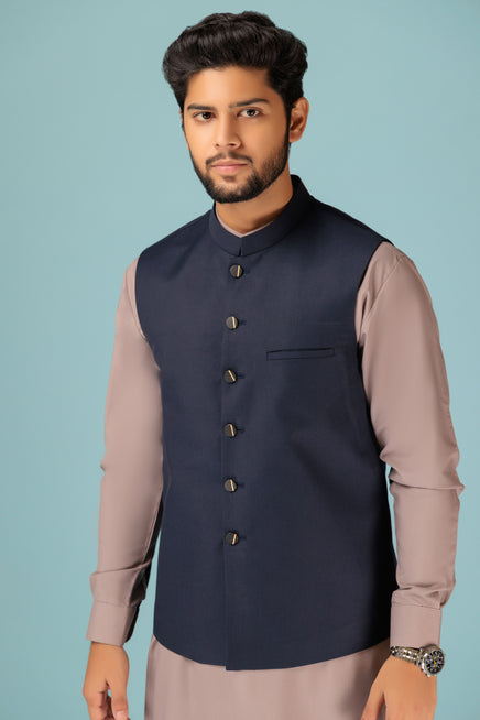 Bonanza Satrangi Men Waistcoat BWR-532-WZ23 - Salai - Bonanza Satrangi 