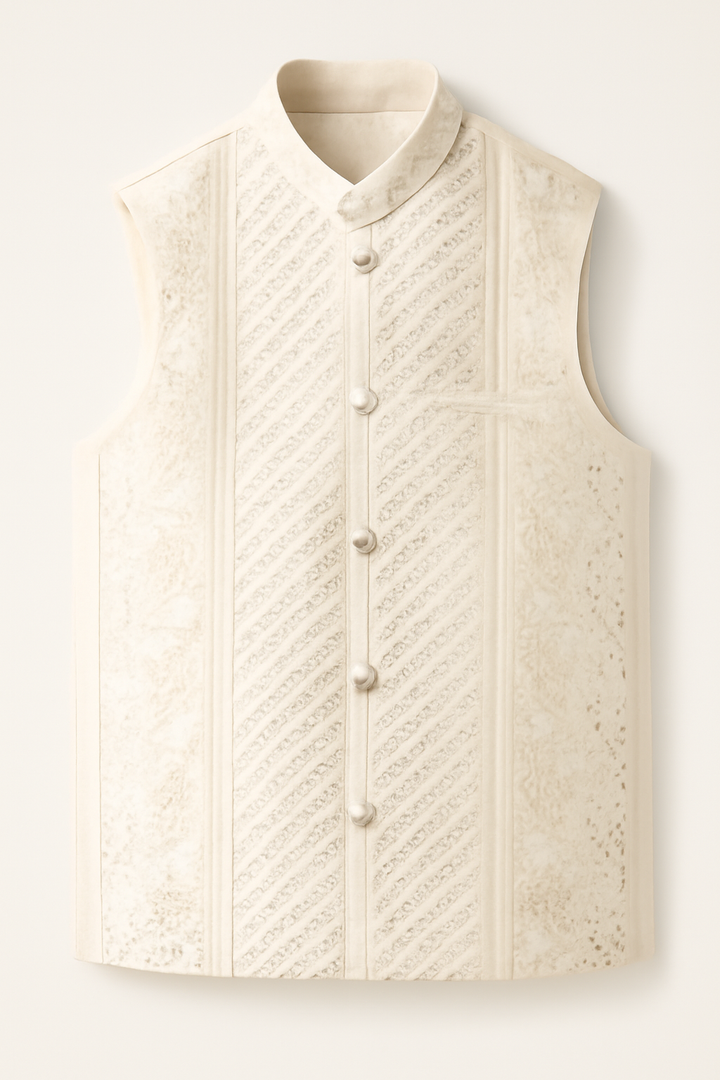 Off-White Sequin Waistcoat - Salai - Salai 