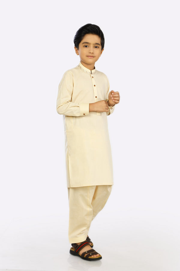 Diners Kids Kurta Shalwar KBH-0267 - Salai - Salai 