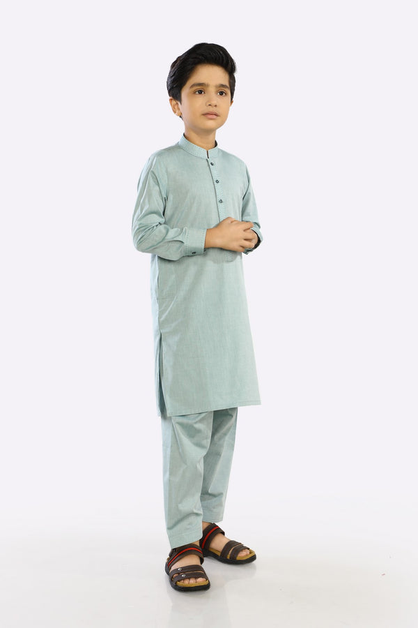 Diners Kids Kurta Shalwar KBH-0277 - Salai - Salai 