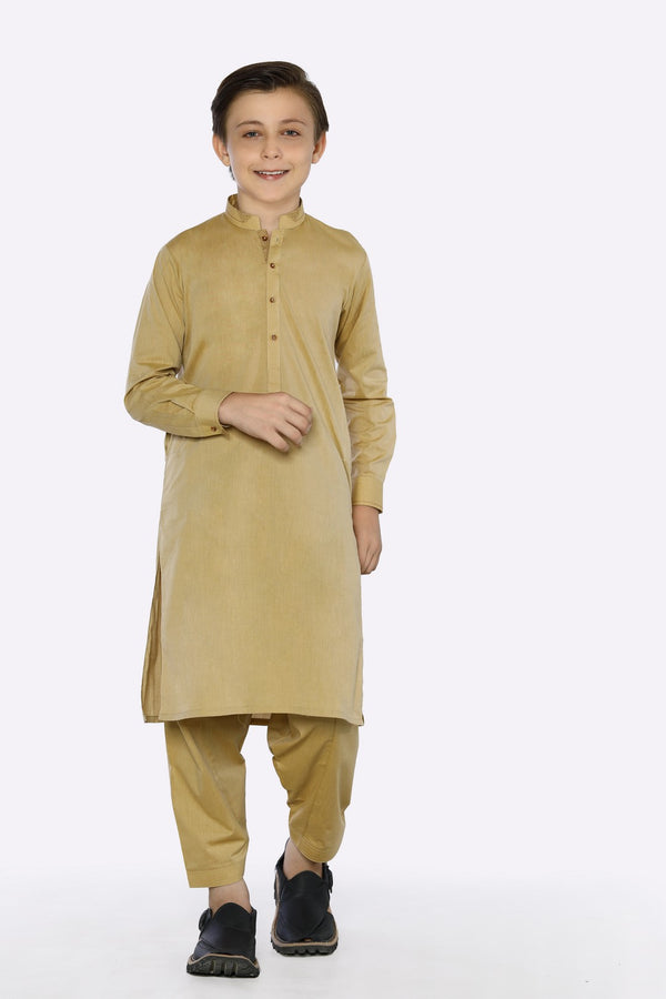 Diners Kids Kurta Shalwar KBH-0252 - Salai - Salai 