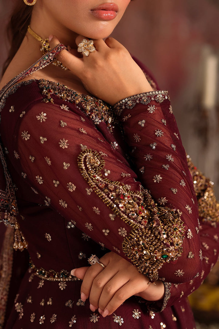 2-PC Embroidered Net Pishwas Suit stm-5-09 - Salai - Charizma RTW Winter 2025 