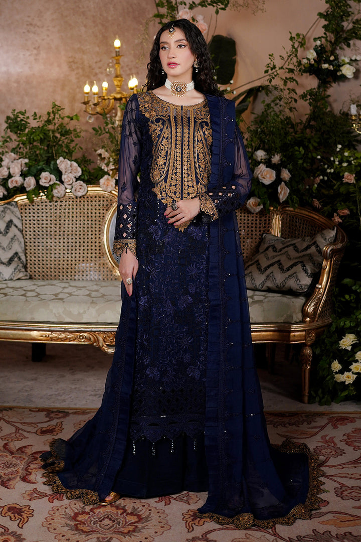 Salai Stitched Formal SF25A-8004 L / Blue Salai Stitched Formal SF25A-8004 L / Blue