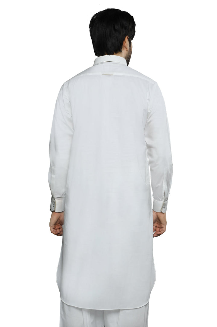 Men Shalwar Kameez EG3048 WHITE - Salai - Diners 