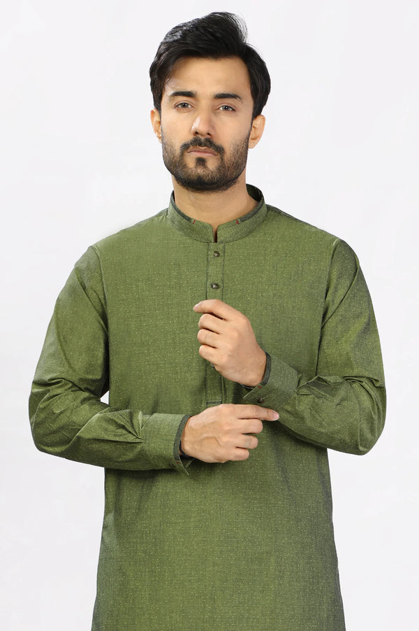 Diners Men Kurta Shalwar EG3229 - Salai - Salai 