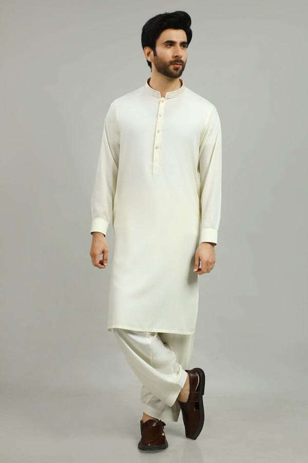 Diners Men Kurta Shalwar EG3235 - Salai - Salai 