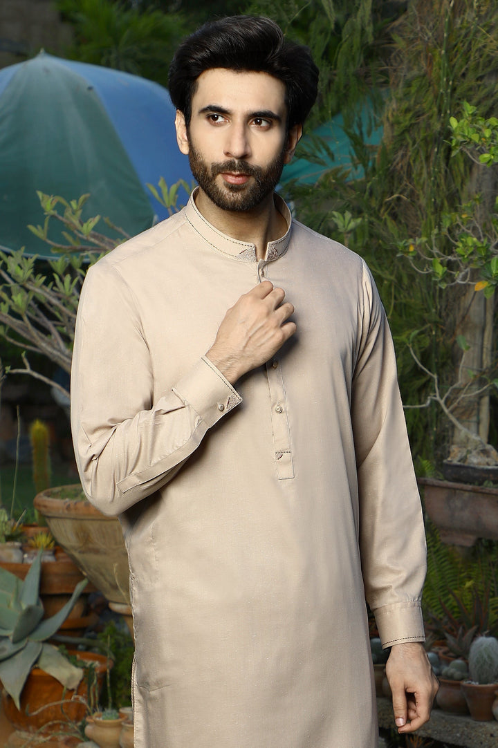 Diners Men Kurta Shalwar EG3237 - Salai - Salai 