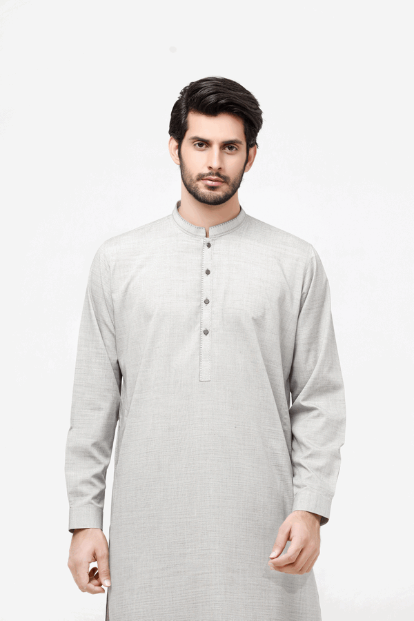 Men Kurta Shalwar EMTKS24-40996 - Salai - Edenrobe 