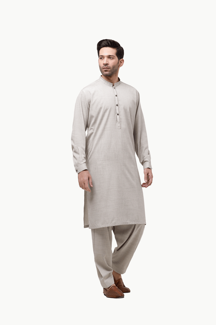 Men Kurta Shalwar EMTKS24-41004 - Salai - Edenrobe 