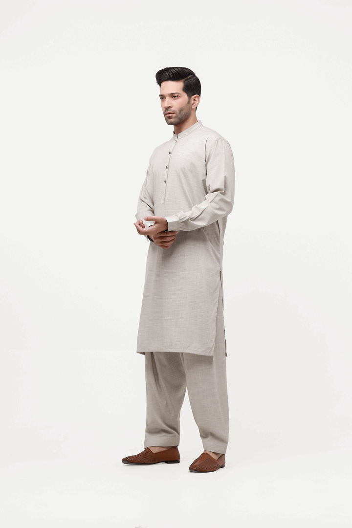 Men Kurta Shalwar EMTKS24-41004 - Salai - Edenrobe 