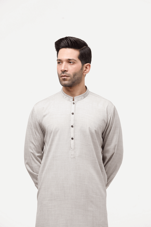 Men Kurta Shalwar EMTKS24-41004 - Salai - Edenrobe 