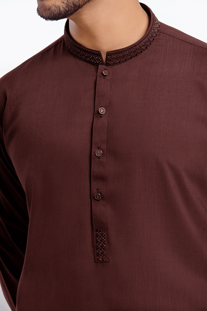 Men Kurta Shalwar EMTKS24-41019 - Salai - Edenrobe 