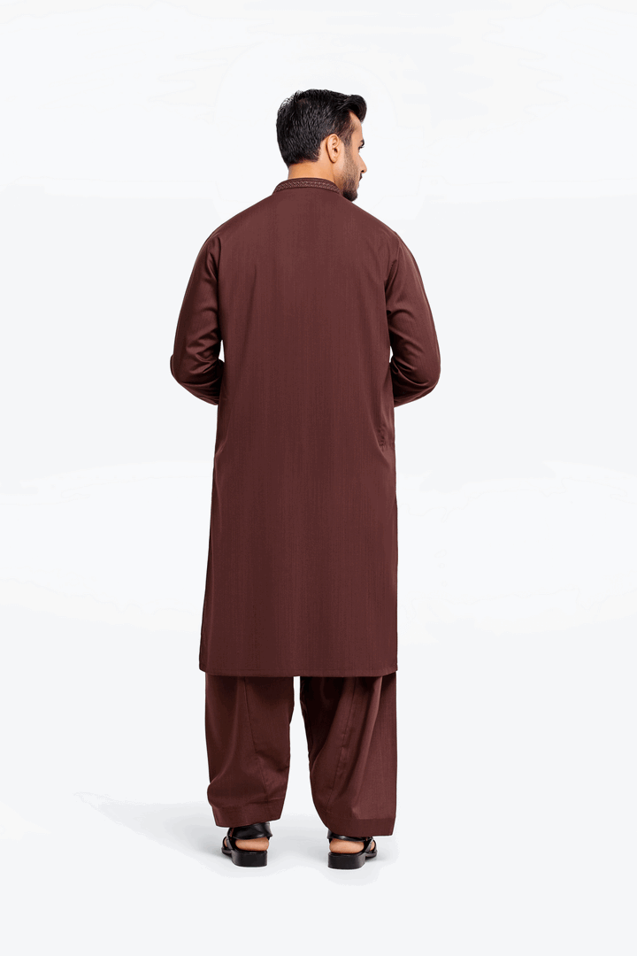 Men Kurta Shalwar EMTKS24-41019 - Salai - Edenrobe 