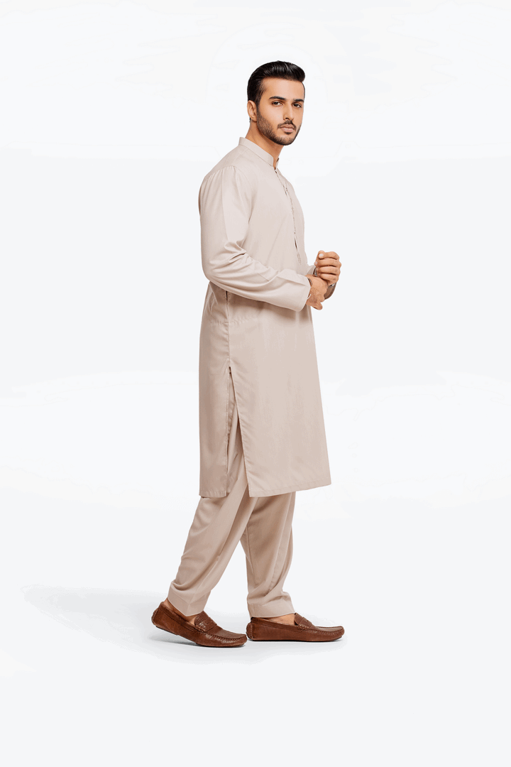 Men Kurta Shalwar EMTKS24-41025 - Salai - Edenrobe 