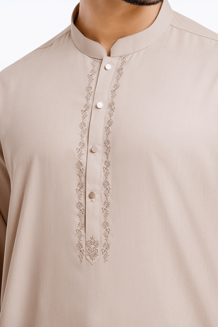 Men Kurta Shalwar EMTKS24-41025 - Salai - Edenrobe 