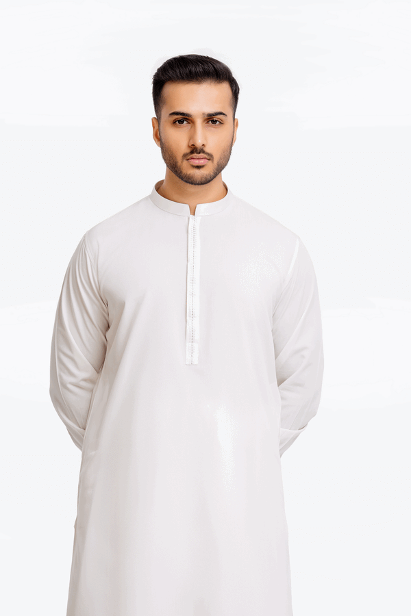 Men Kurta Shalwar EMTKS24-41027 - Salai - Edenrobe 