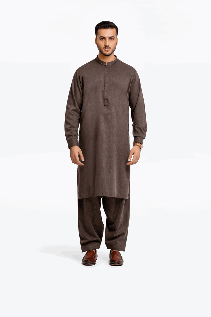 Men Kurta Shalwar EMTKS24-41031 - Salai - Edenrobe 