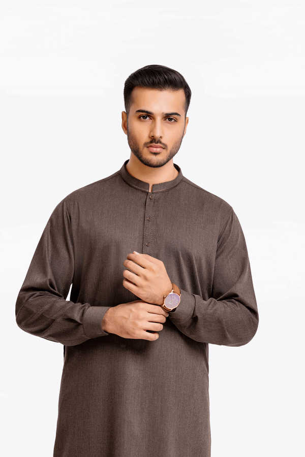 Men Kurta Shalwar EMTKS24-41031 - Salai - Edenrobe 