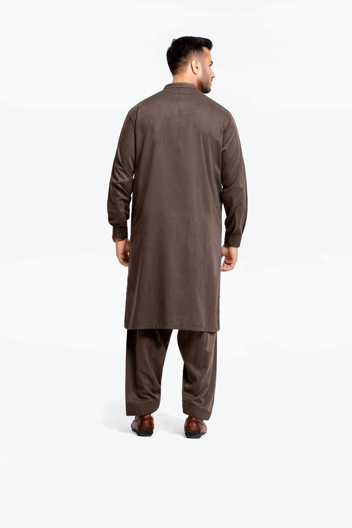 Men Kurta Shalwar EMTKS24-41031 - Salai - Edenrobe 