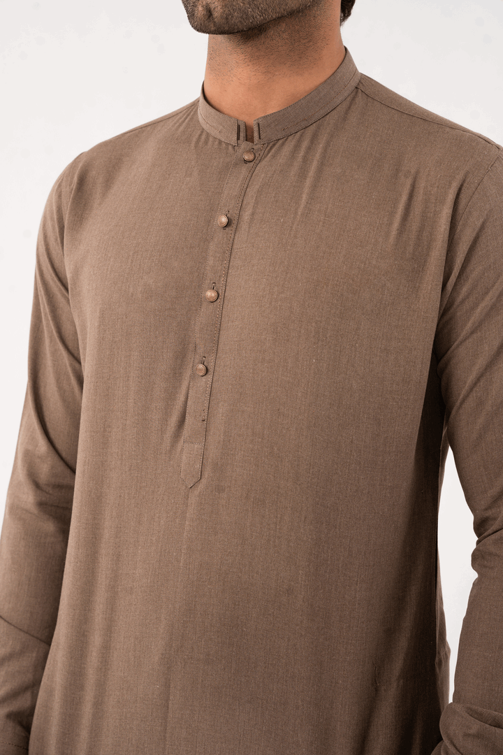 Men Kurta Shalwar EMTKS24-41052 - Salai - Edenrobe 