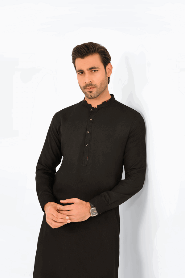 Men Kurta Shalwar EMTKS24W-41045 - Salai - Edenrobe 