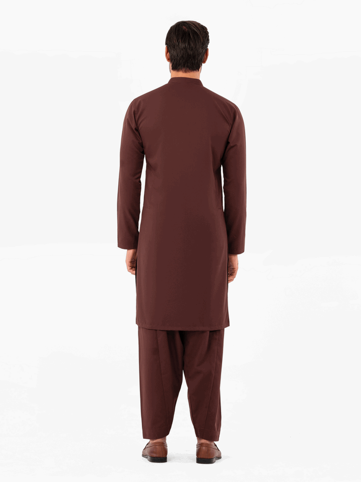 Men Kurta Shalwar EMTKS24W-41064 - Salai - Edenrobe 