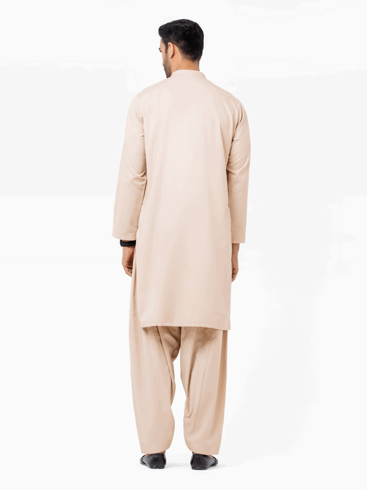 Men Kurta Shalwar EMTKS24W-41068 - Salai - Edenrobe 