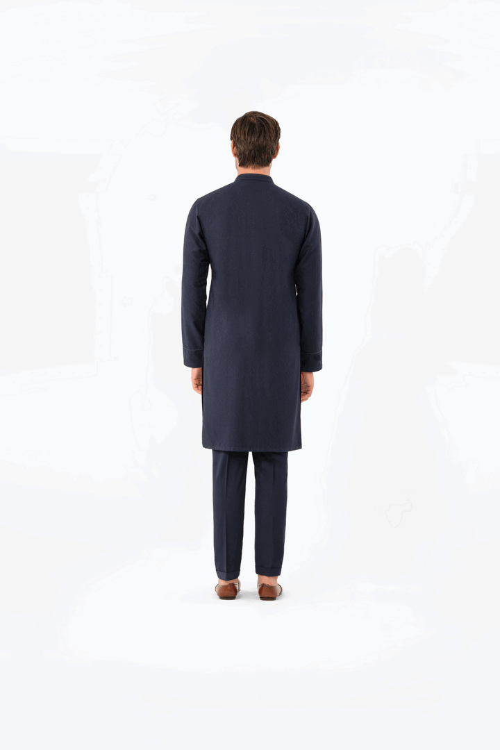 Men Kurta Pajama Tailored EMTSC24-105 - Salai - Edenrobe 