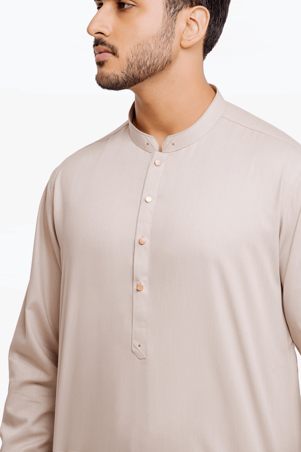 Men Kurta Shalwar Tailored EMTSW24-99362 - Salai - Edenrobe 