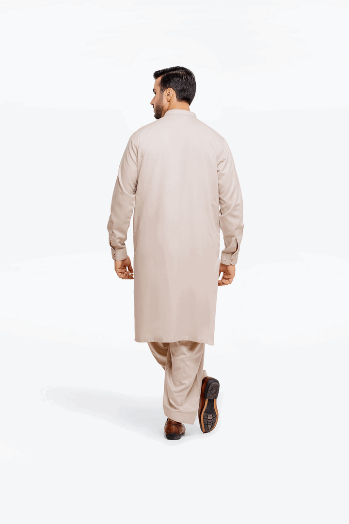 Men Kurta Shalwar Tailored EMTSW24-99362 - Salai - Edenrobe 