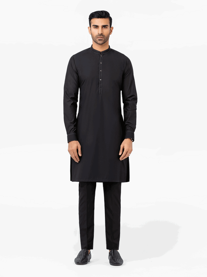 Men Kurta Pajama Tailored EMTSW24-99384 - Salai - Edenrobe 