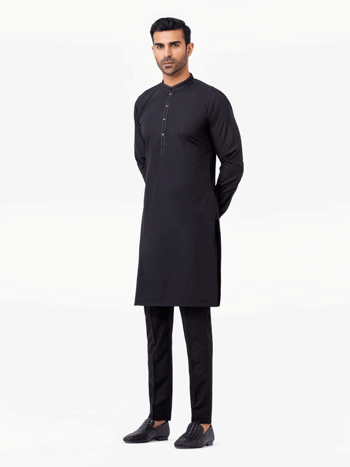 Men Kurta Pajama Tailored EMTSW24-99384 - Salai - Edenrobe 