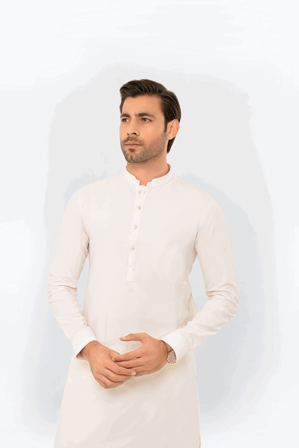 Men Kurta Pajama Tailored EMTSW24W-99385 - Salai - Edenrobe 