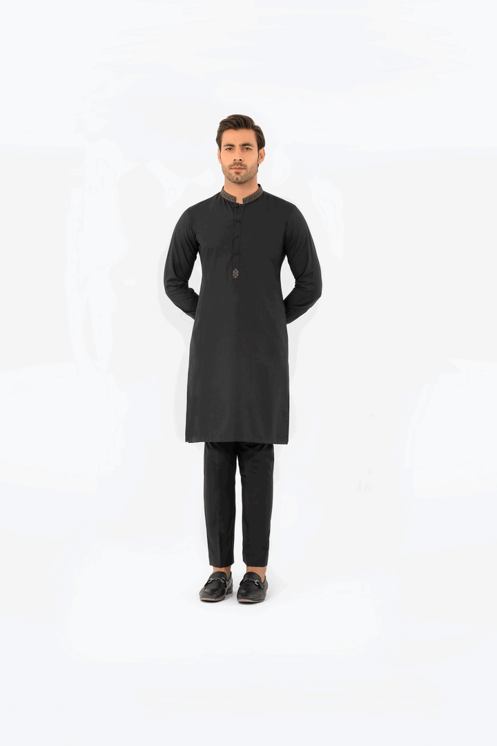 Men Kurta Pajama Tailored EMTSW24W-99392 - Salai - Edenrobe 