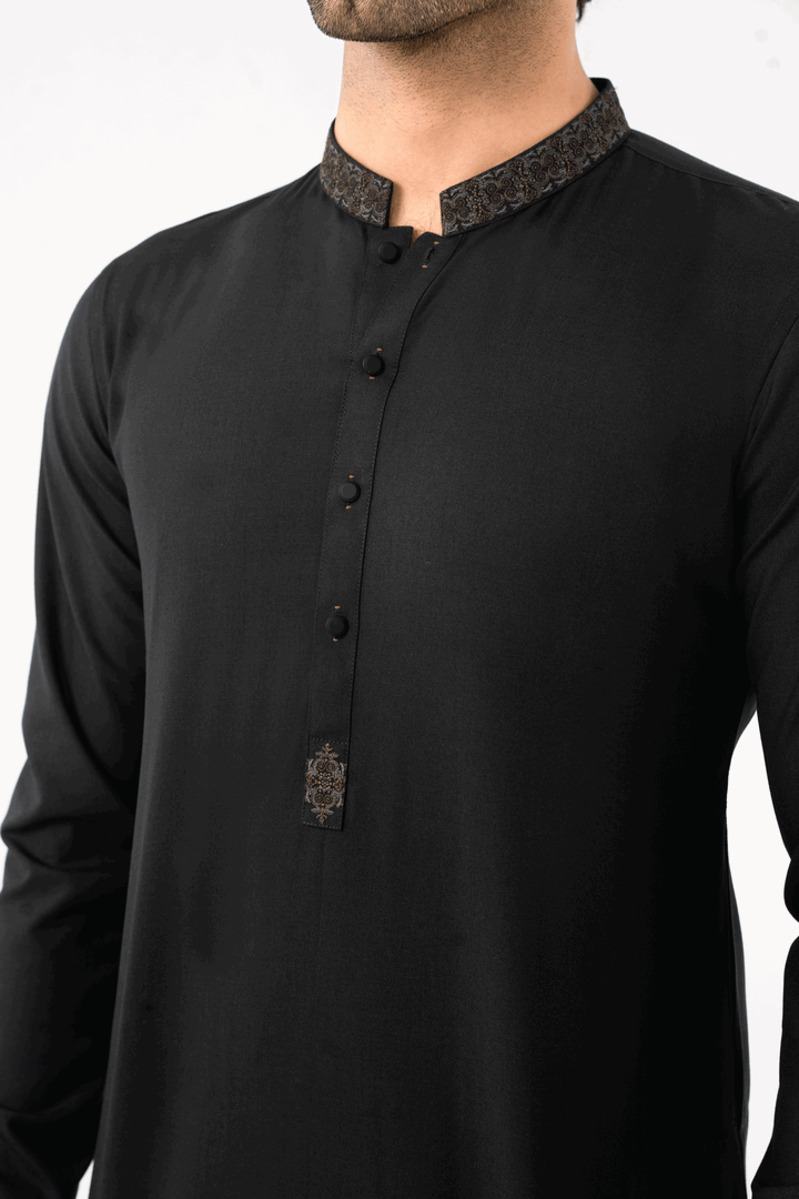 Men Kurta Pajama Tailored EMTSW24W-99392 - Salai - Edenrobe 