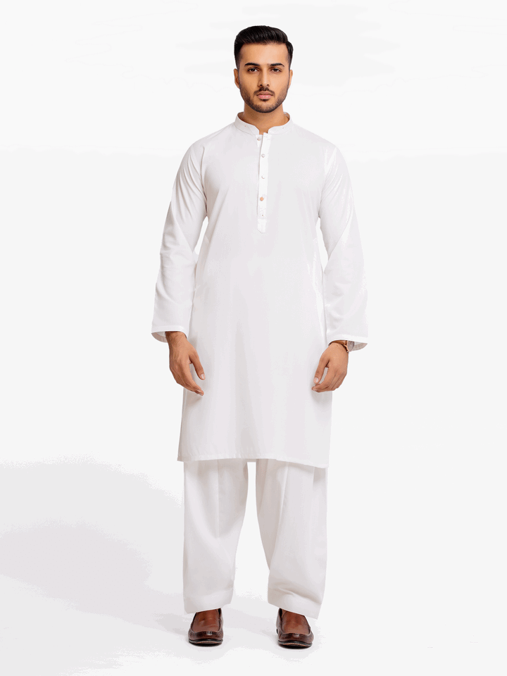 Men Kurta Shalwar Tailored EMTSWP24-99376 - Salai - Edenrobe 