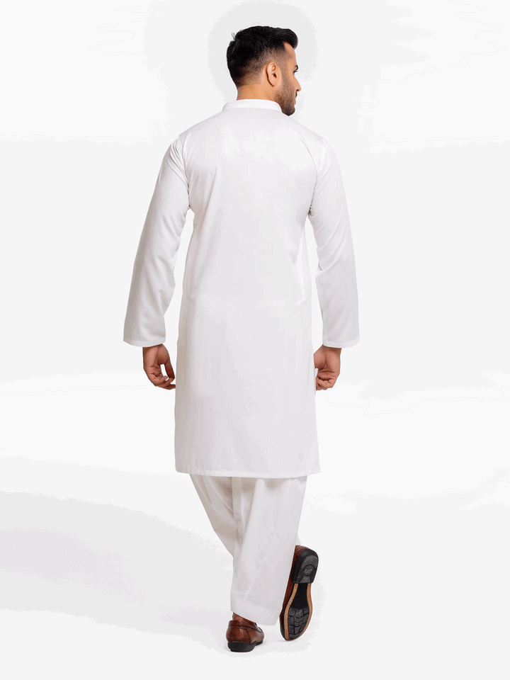 Men Kurta Shalwar Tailored EMTSWP24-99376 - Salai - Edenrobe 