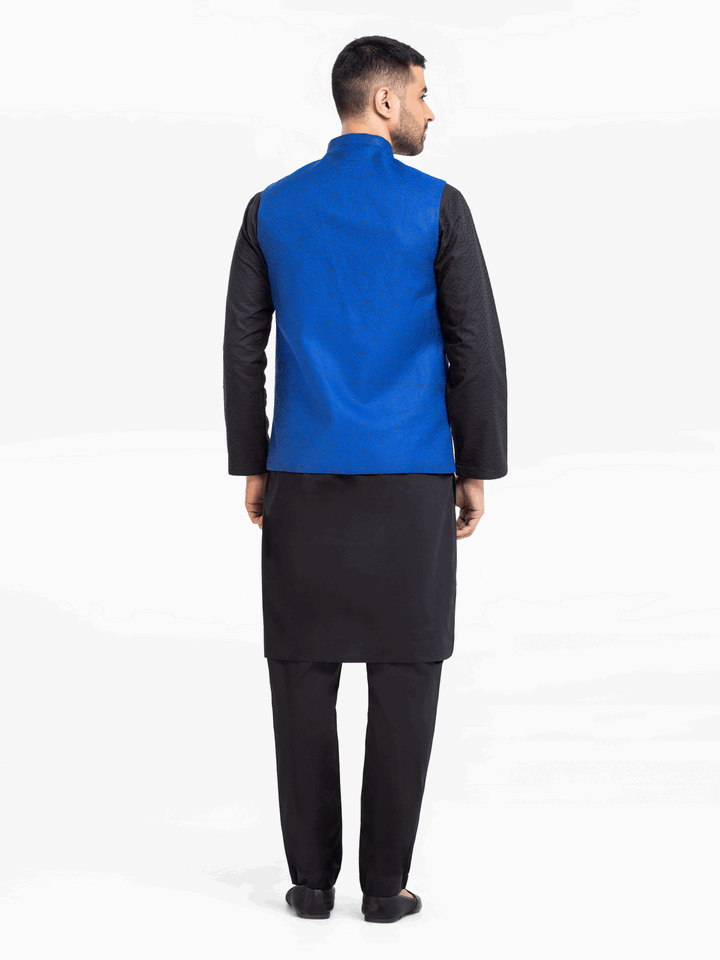 Men Waist Coat EMTWC24-35876 - Salai - Edenrobe 