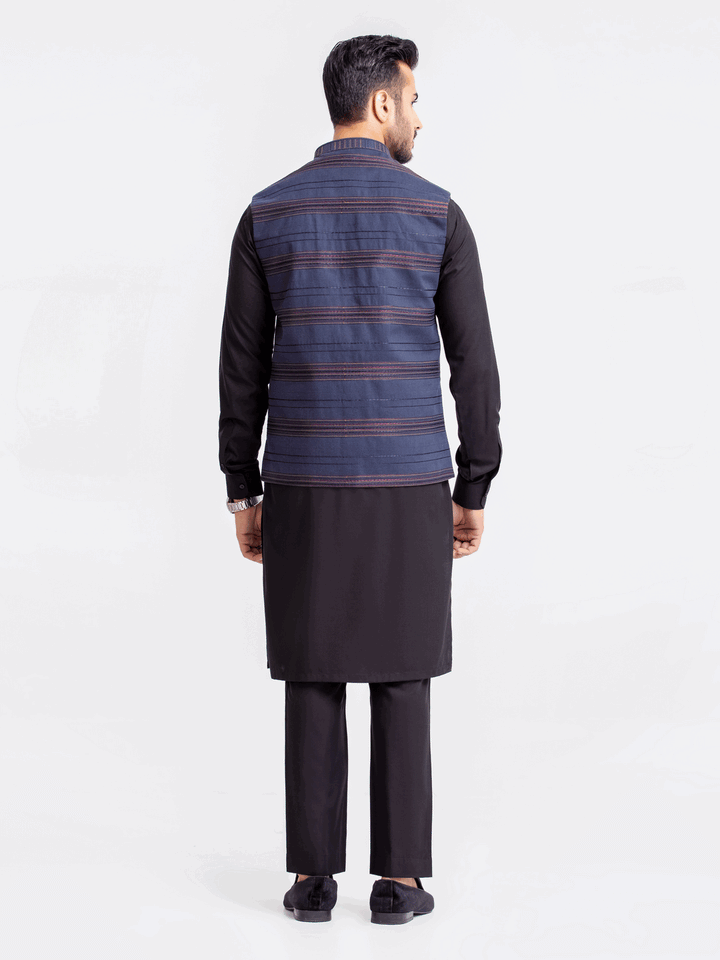 Men Waist Coat Ceremonial EMTWCC24-122 - Salai - Edenrobe 