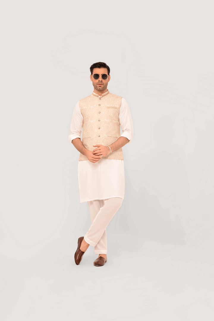 Men Waist Coat Ceremonial EMTWCC24-154 - Salai - Edenrobe 