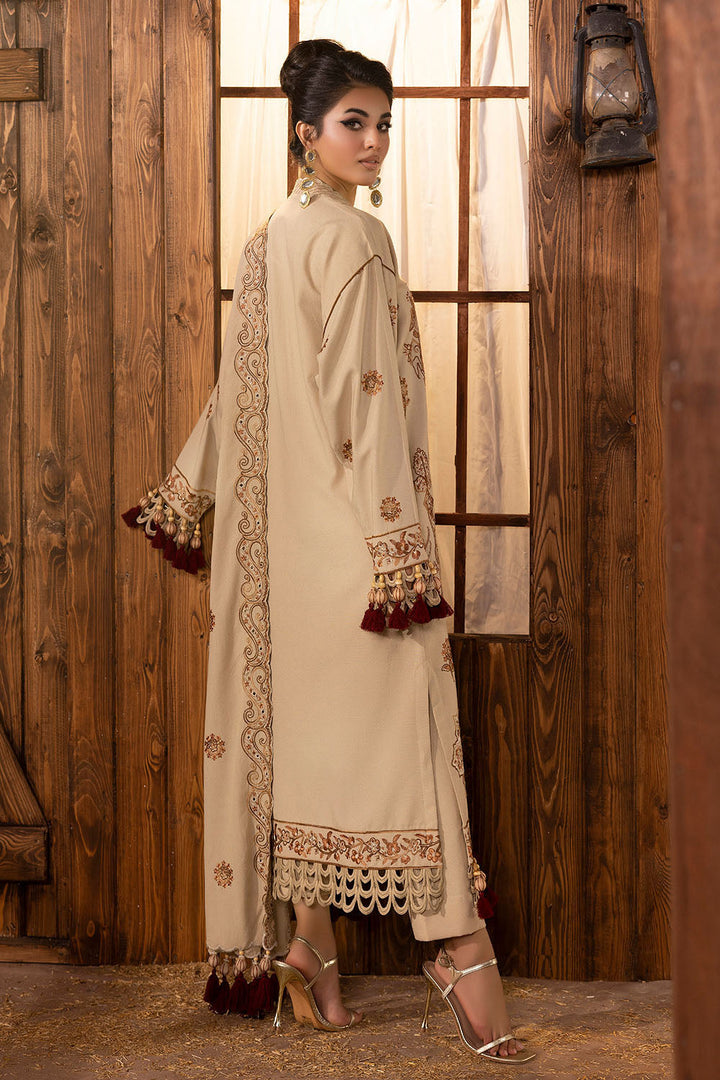 Gul Ahmed Stitched 3 Piece Karandi AY-52004 J(45) - Salai - Gul Ahmed RTW Winter 2025 