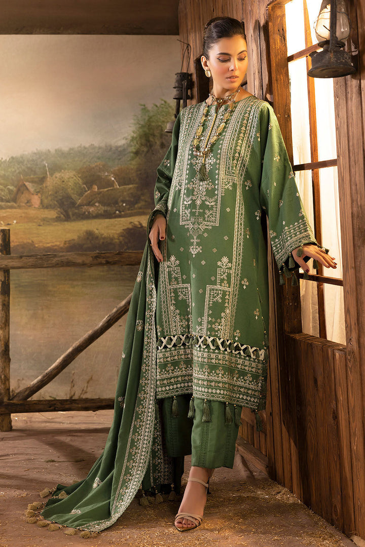 Gul Ahmed Stitched 3 Piece Karandi AY-52005 J(63) - Salai - Gul Ahmed RTW Winter 2025 