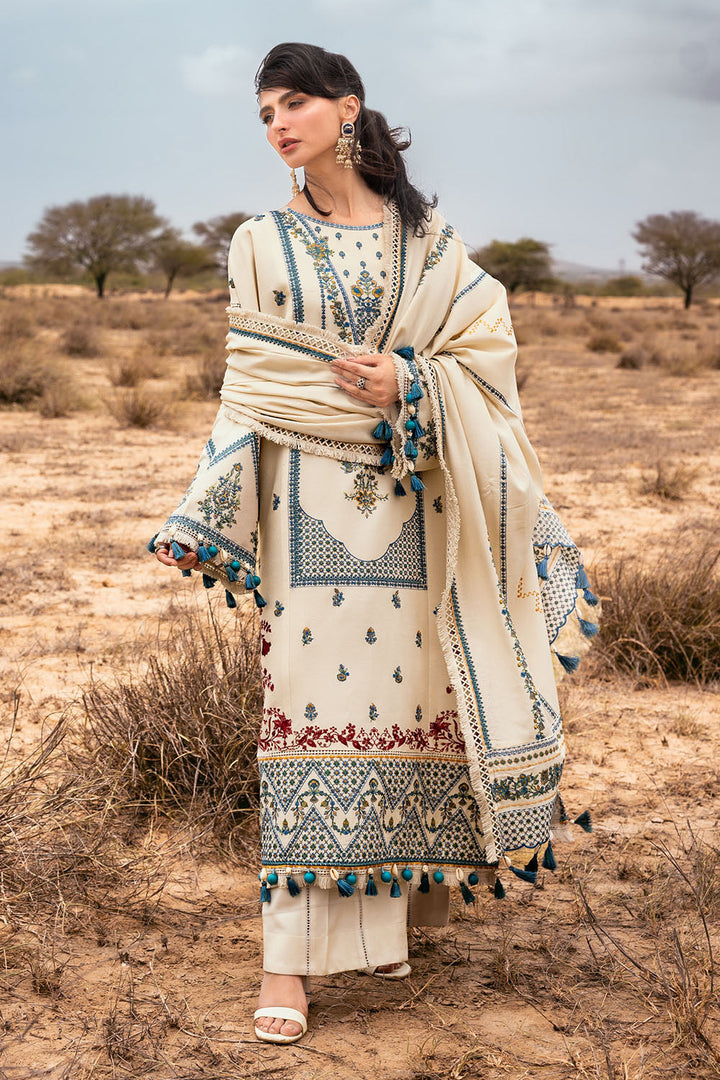 Gul Ahmed Stitched 3 Piece Pashmina AP-52006 J(65) - Salai - Gul Ahmed RTW Winter 2025 