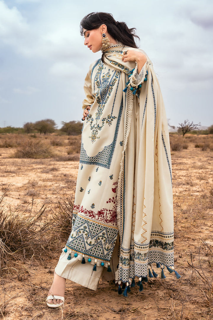 Gul Ahmed Stitched 3 Piece Pashmina AP-52006 J(65) - Salai - Gul Ahmed RTW Winter 2025 