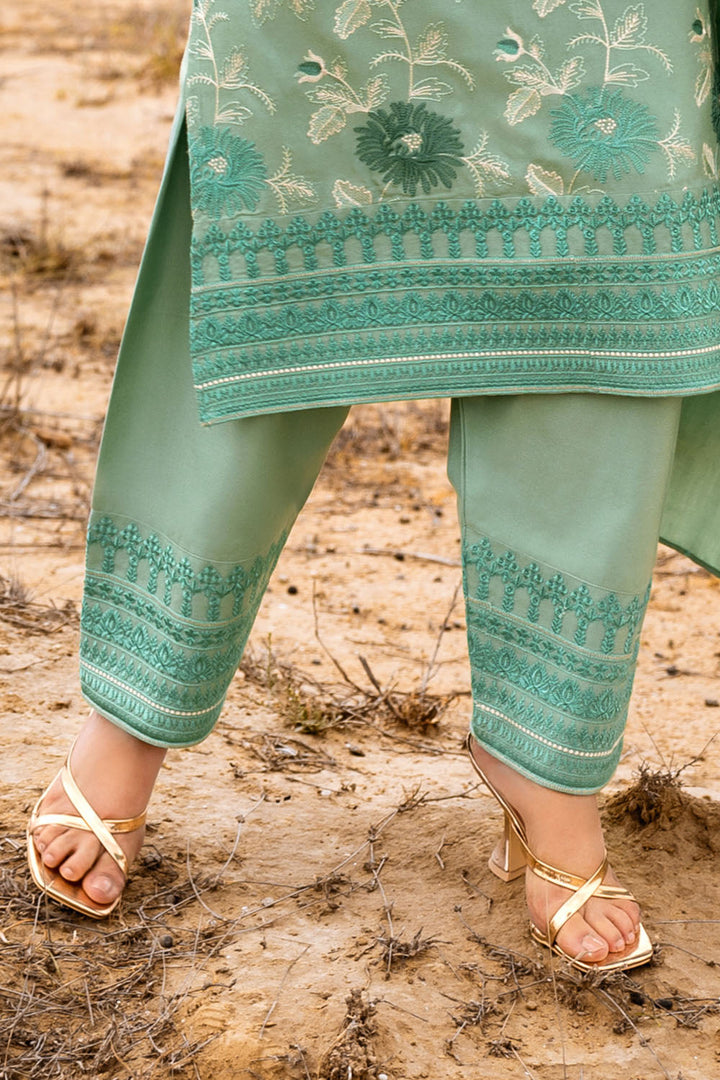 Gul Ahmed Stitched 3 Piece Pashmina AP-52009 J(57) - Salai - Gul Ahmed RTW Winter 2025 