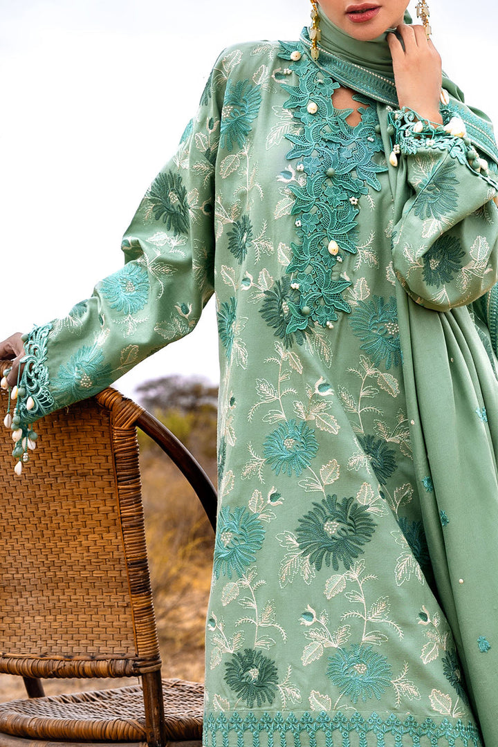 Gul Ahmed Stitched 3 Piece Pashmina AP-52009 J(57) - Salai - Gul Ahmed RTW Winter 2025 