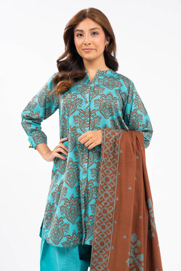 Al Karam Stitched 3 Piece FW-24.1-24B NJ (112&111)