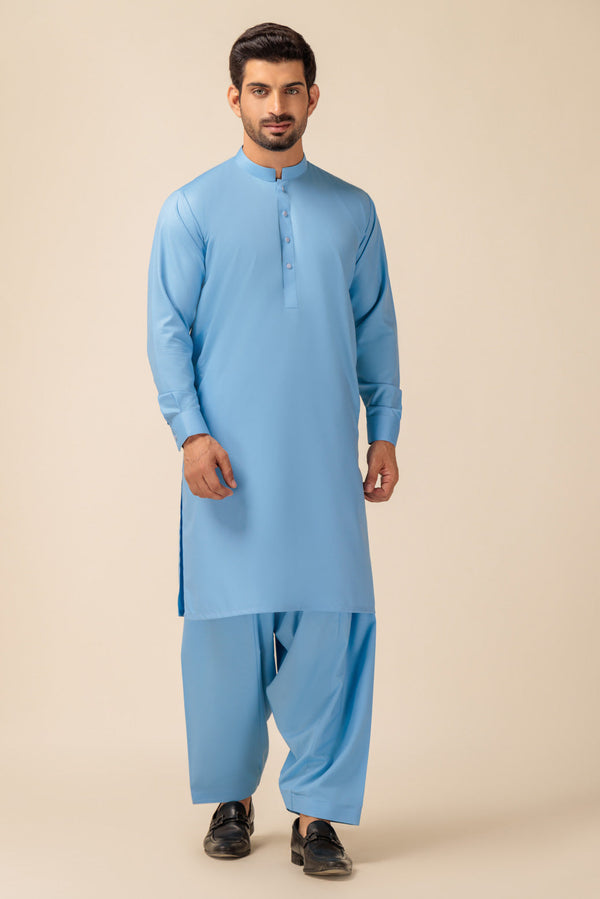 MEN KURTA SHALWAR N23 GSBW23-010 - Salai - Bonanza Satrangi 